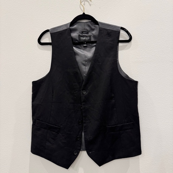 Kenneth Cole Reaction Other - Kenneth Cole Awearness Black Wool Vest Slim Fit Size Small